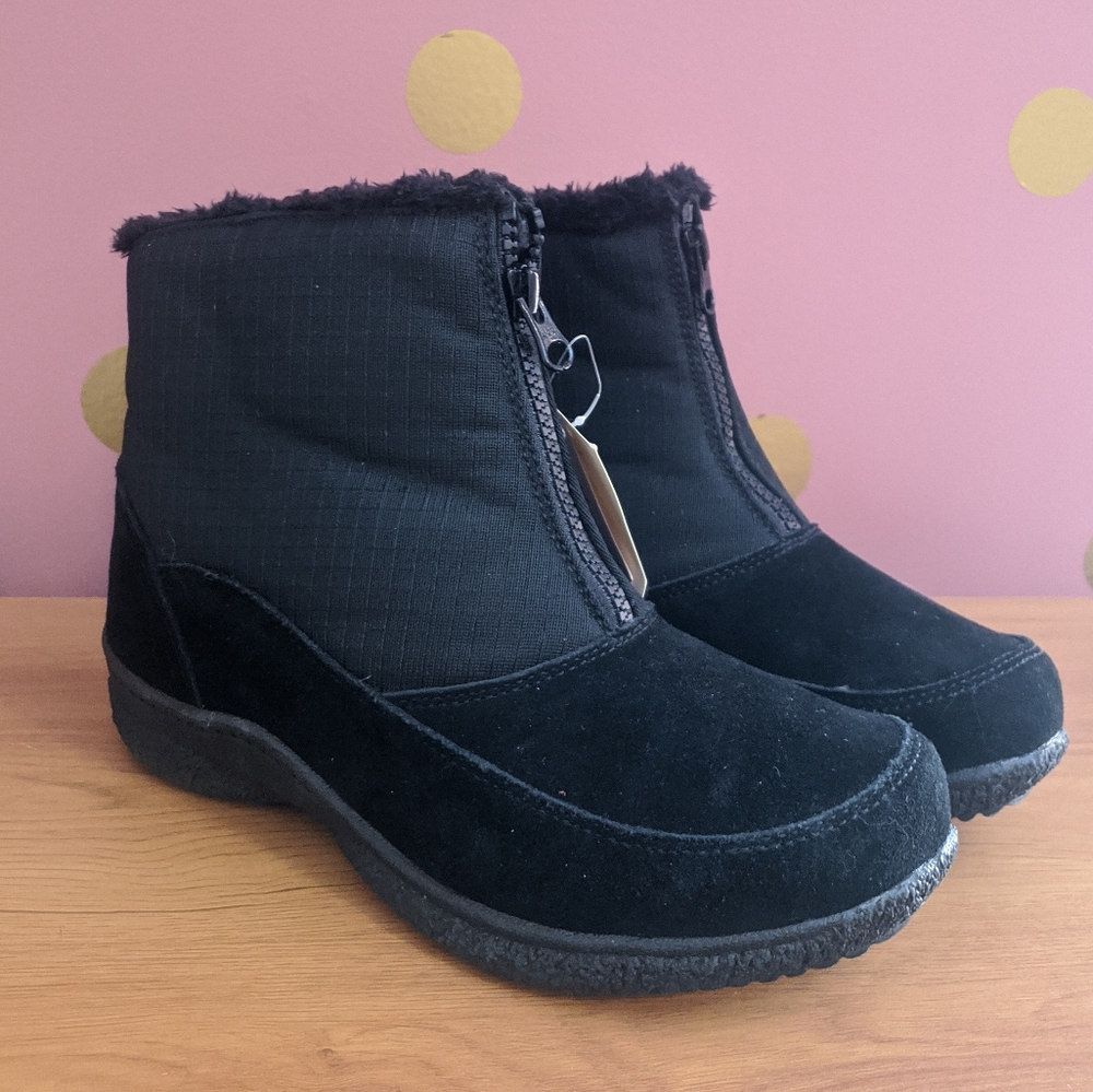 NWT- Propet Women's Hedy Insulated Winter Ankle Boot Black